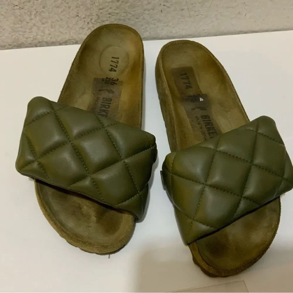 Birkenstock 1774 Sylt Padded Leather Sandals Size 36